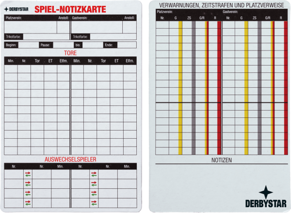 Spiel-Notizkarten