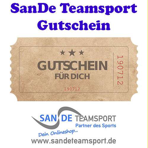 SanDe Teamsport Gutschein - Zustellung per Mail